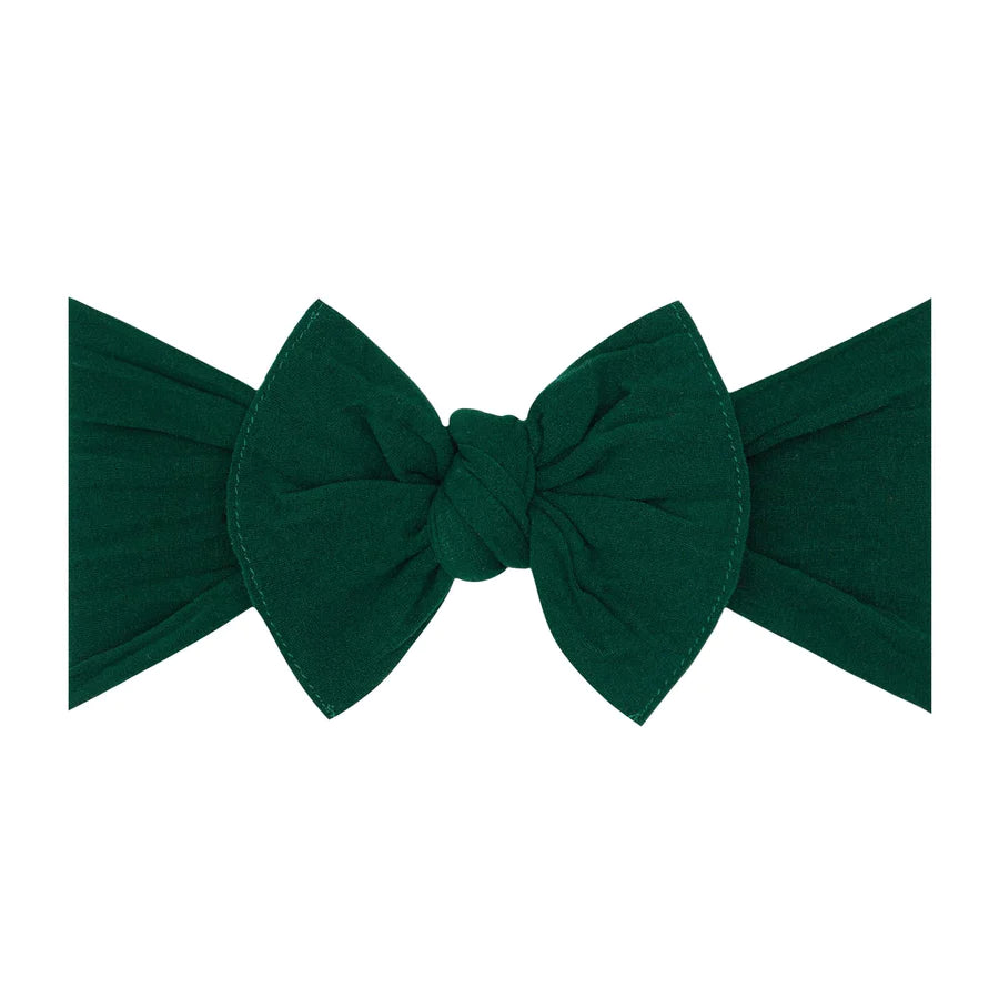Baby Bling Classic Knot Headband / Forest Green