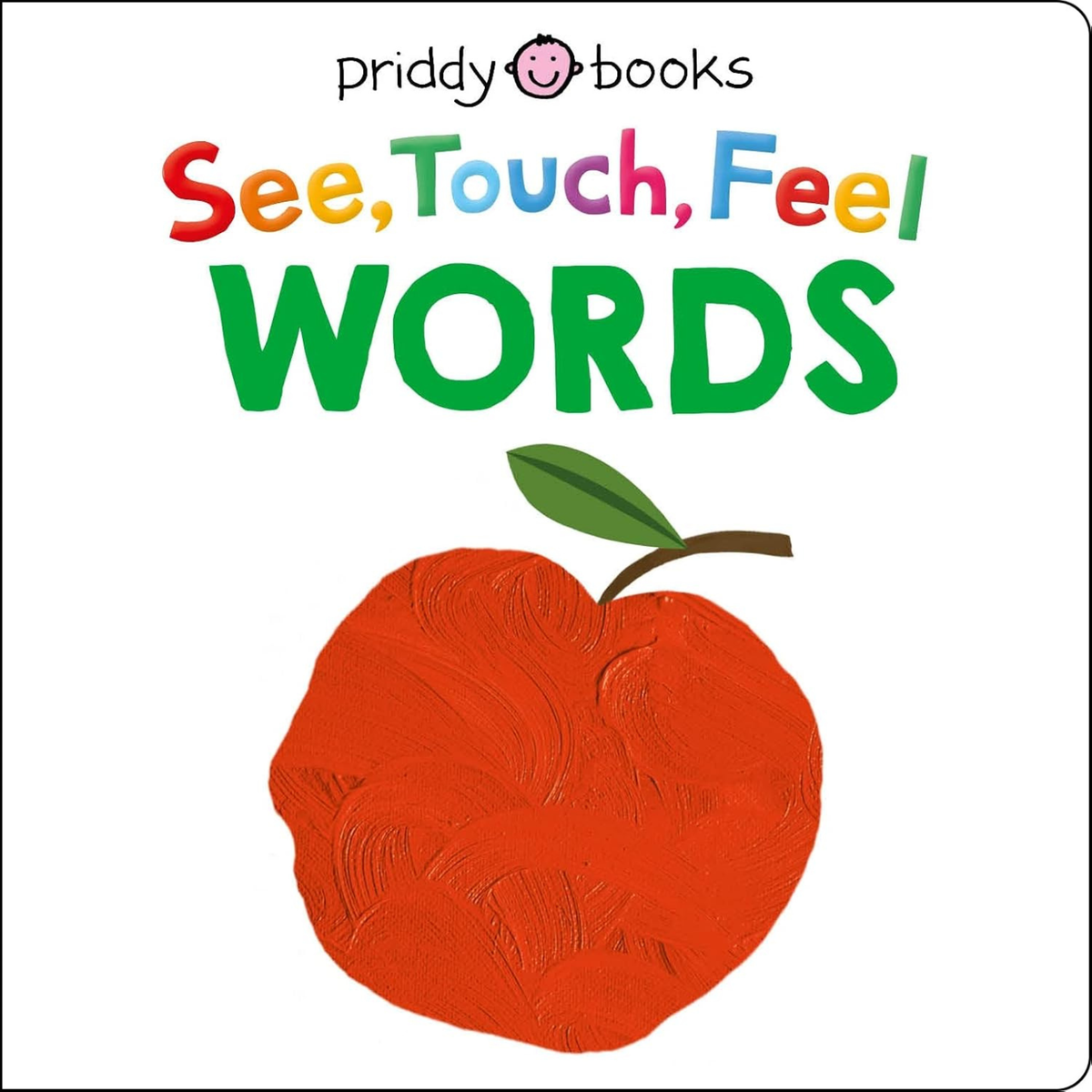 See, Touch, Feel Words Board Book