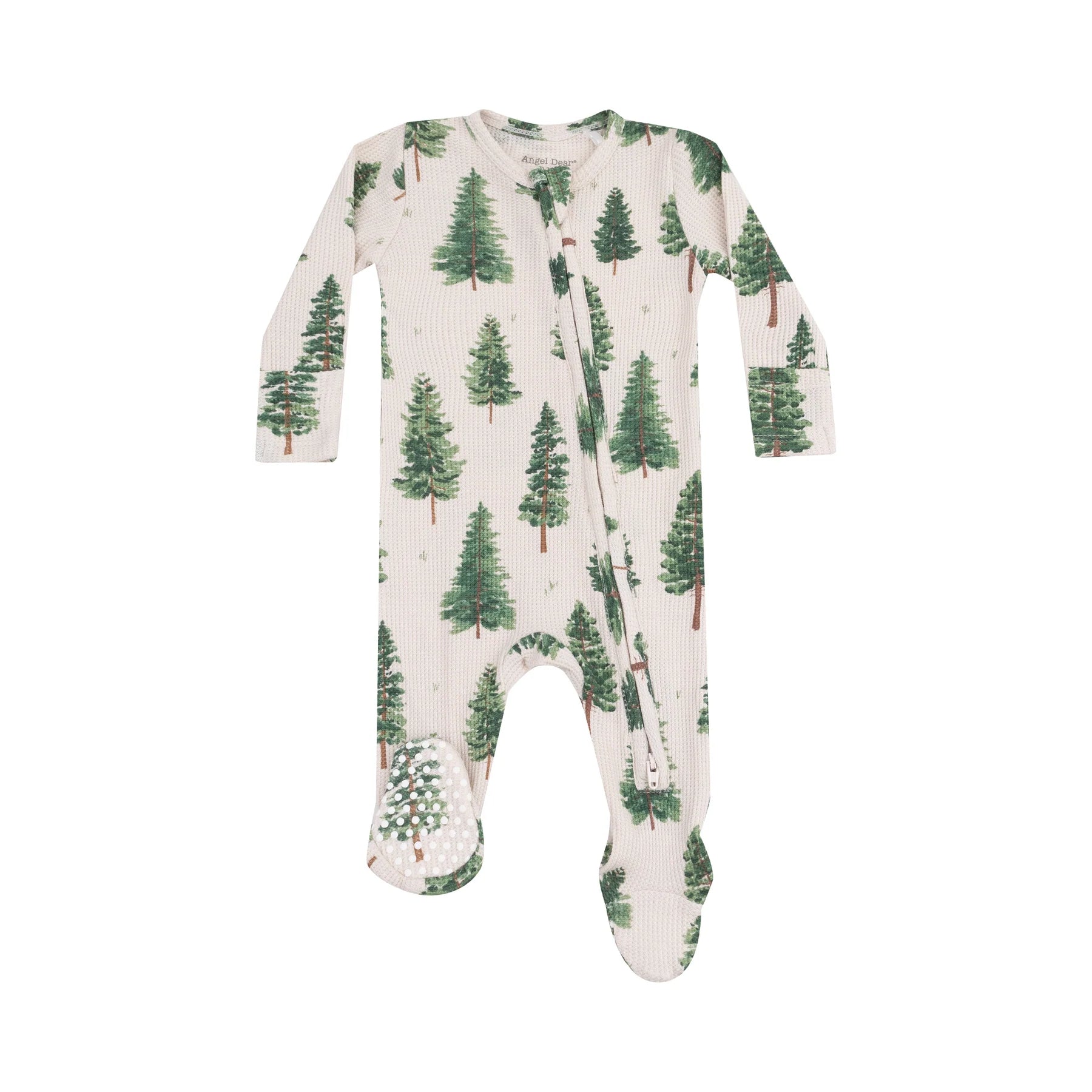 Forest Trees Thermal 2 Way Zipper Footie