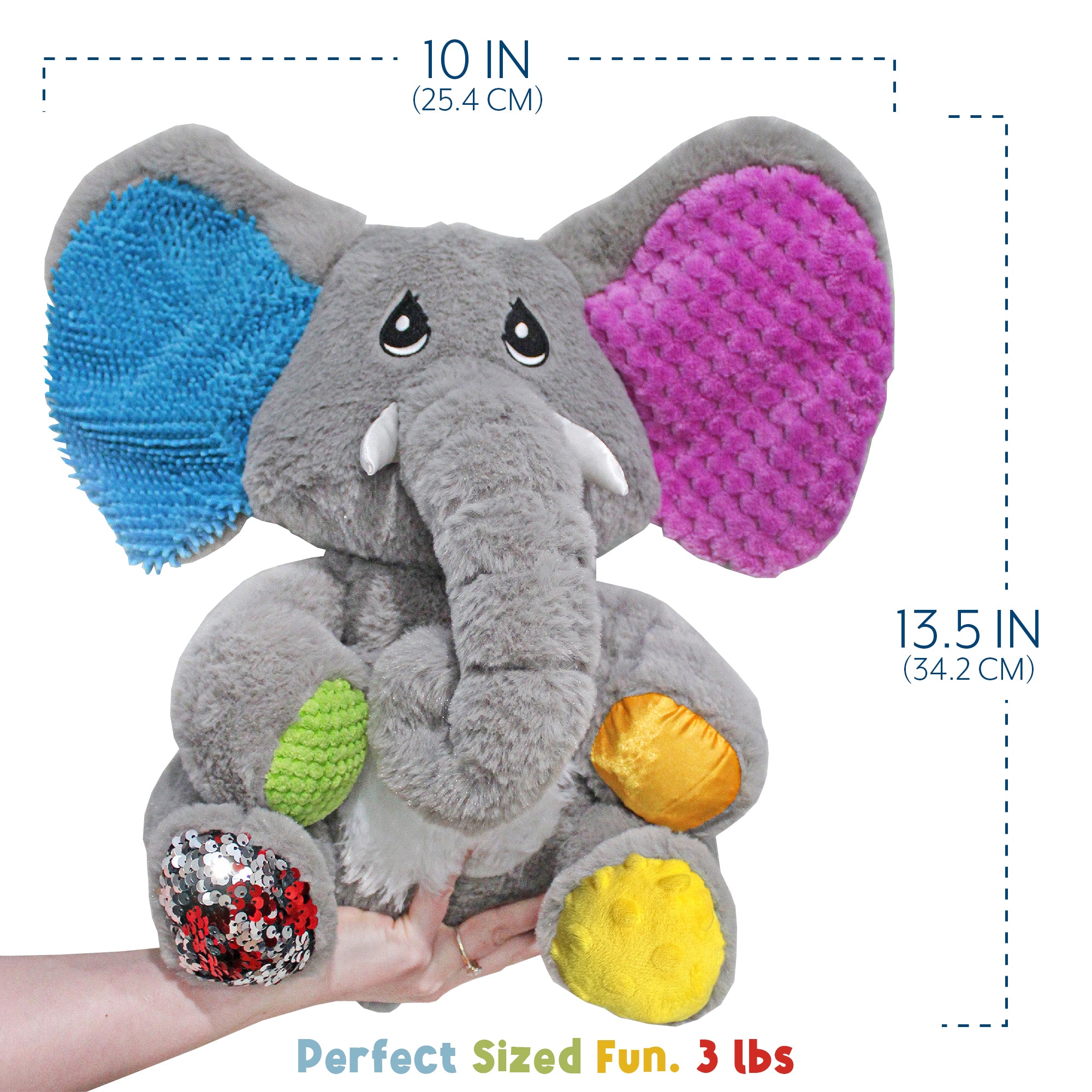 ELLIE the Weighted Sensory Calming Elephant
