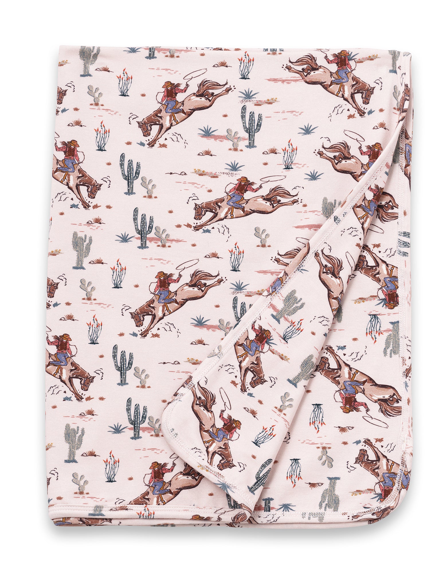 Prairie Princess Bamboo Stroller Blanket (30"x22")