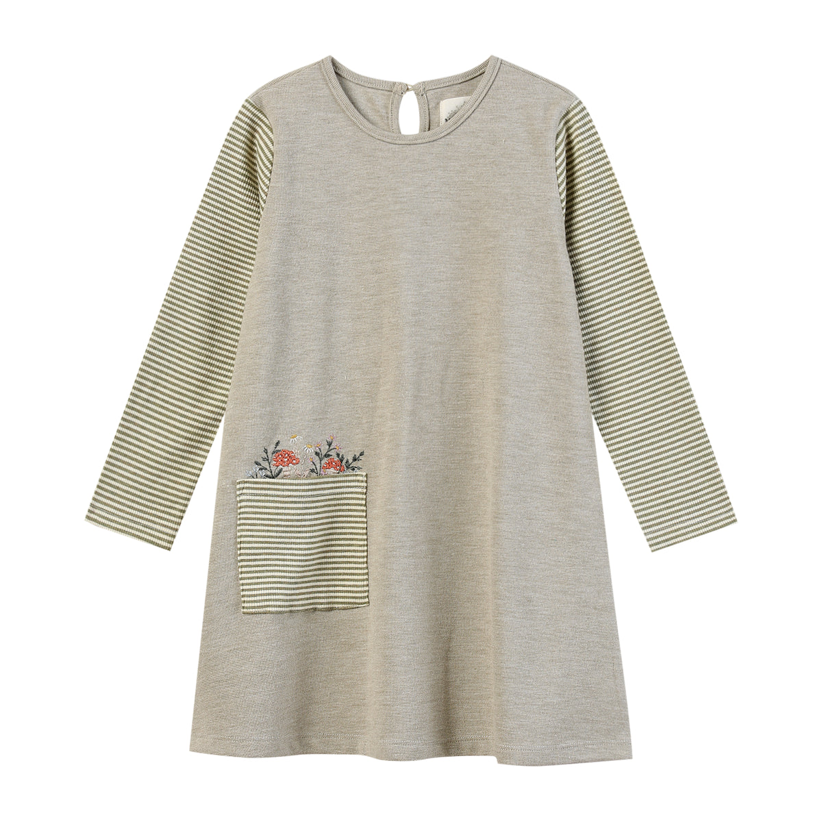 VIgnette Quinn Dress / Green Mushrooms