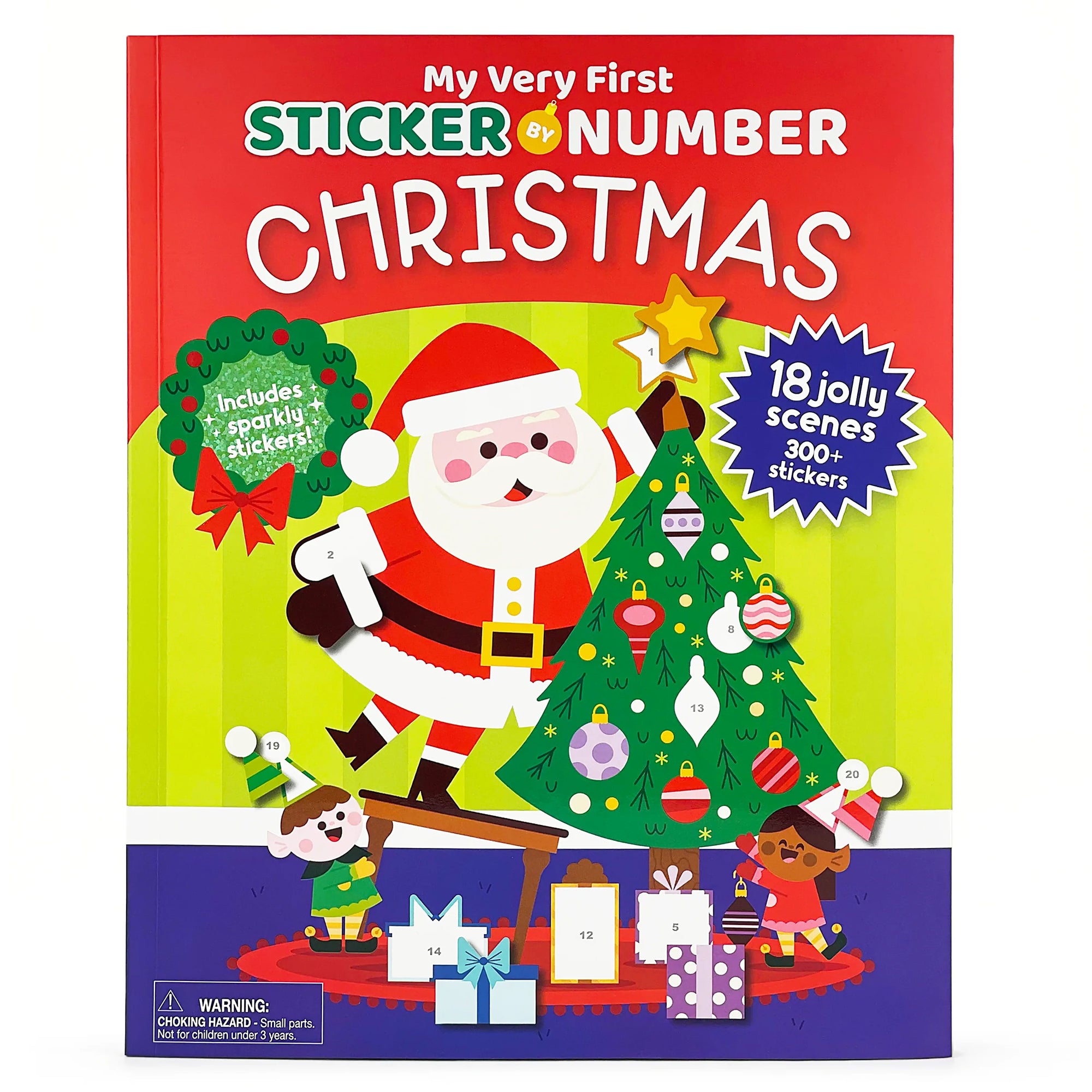 My Very First Sticker by Number Book: Christmas