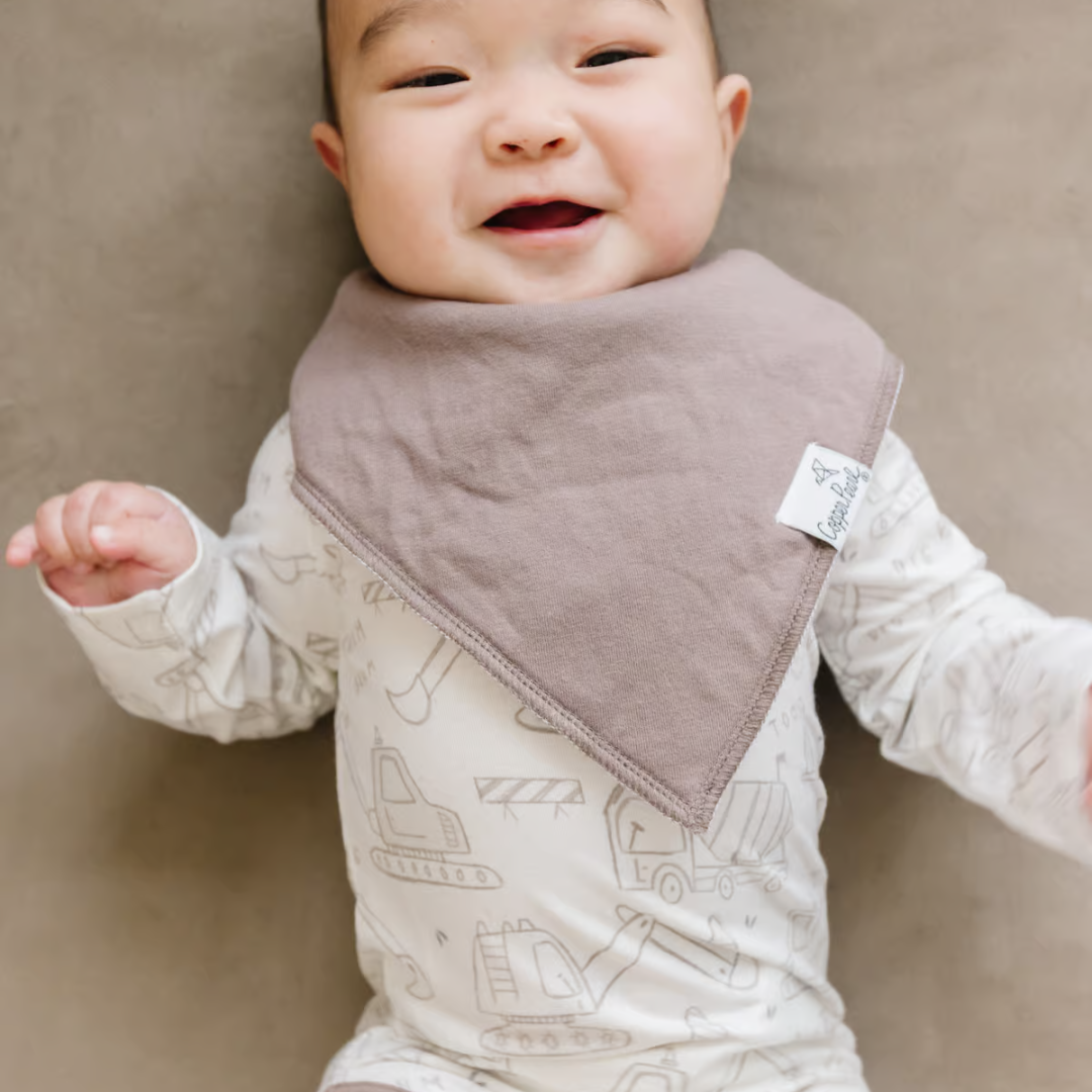 Copper Pearl Bandana Bibs / Gage
