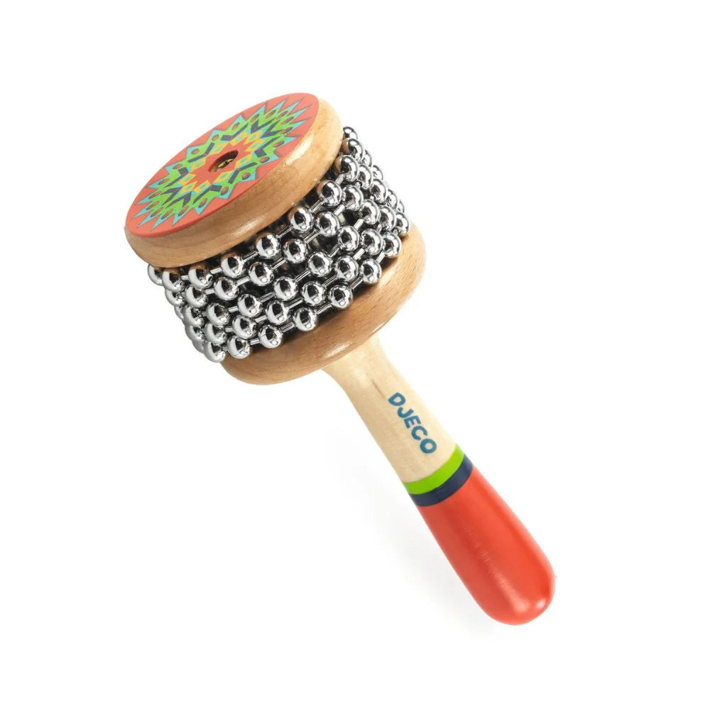 Wooden Mini Cabassa Musical Toy