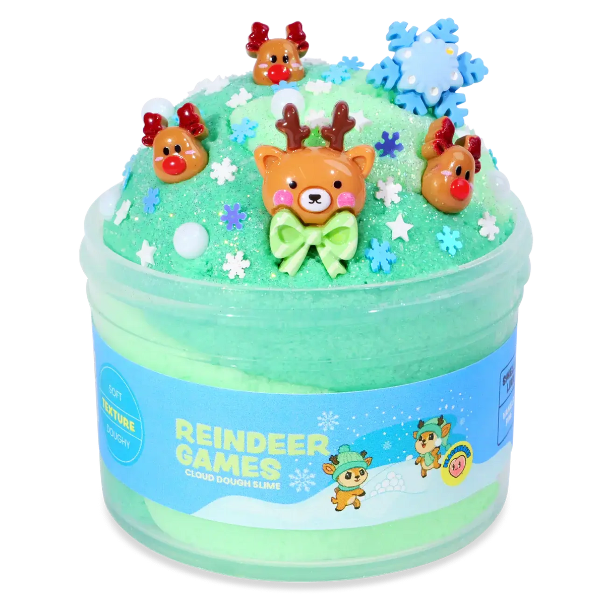 Peachybbies Reindeer Games - Cloud Dough Slime