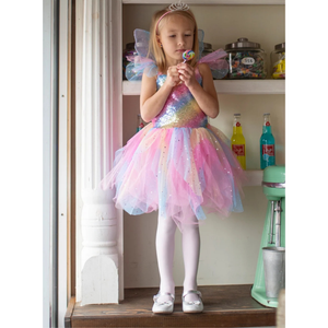 Rainbow Fairy Dress & Wings