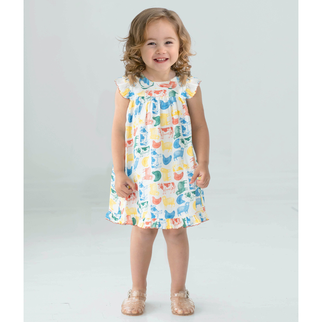 Mabel + Honey Barnyard Babe Dress