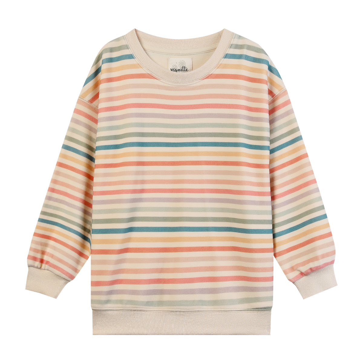 Vignette Alana Sweatshirt / Candy Stripe
