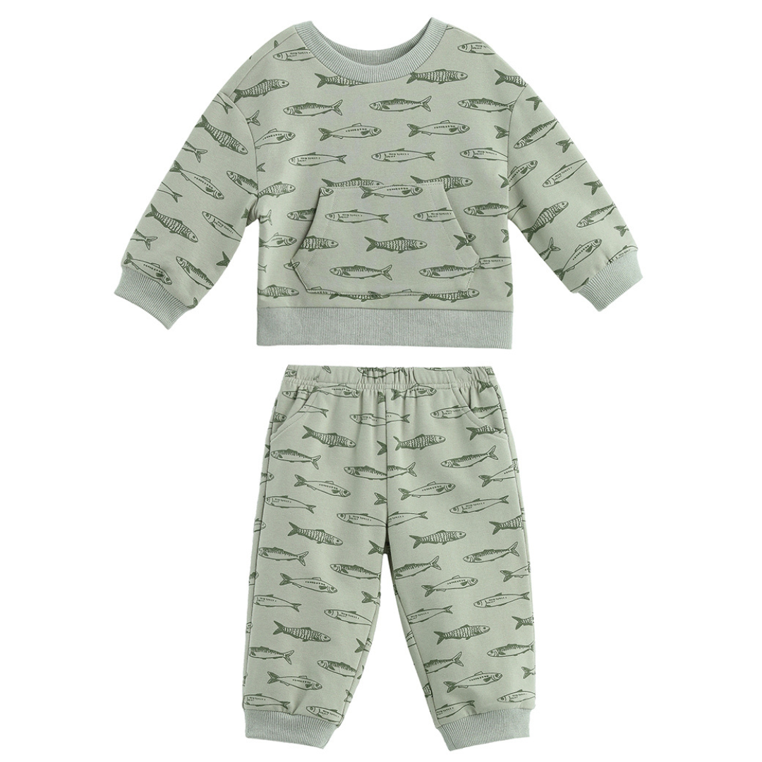 Beckett & Bear Matthew Set / Green Fish
