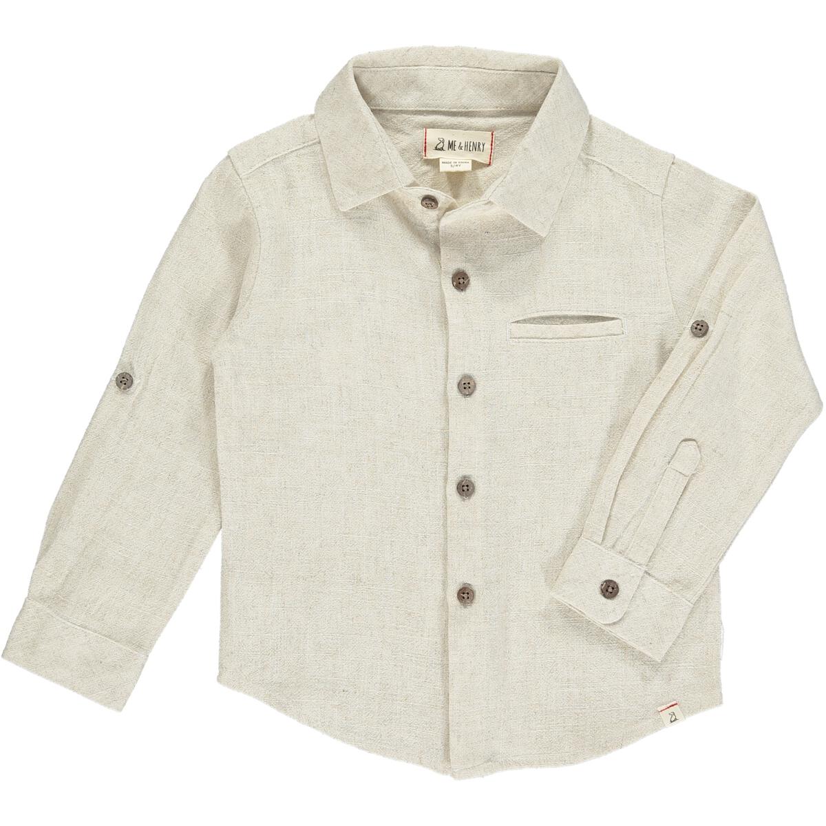 Me & Henry Atwood Woven Shirt / Cream Gauze