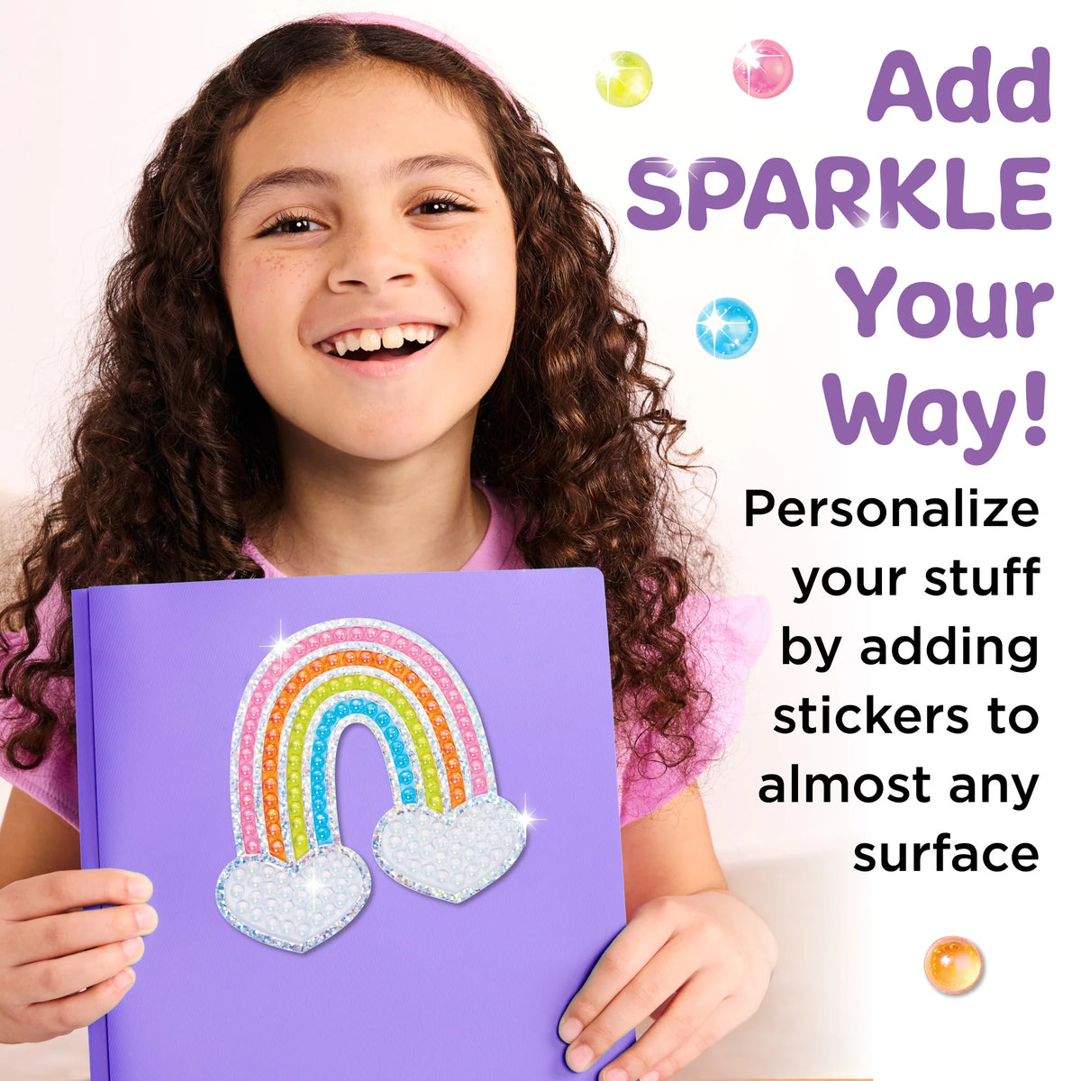 Bubble Gems Super Sticker - Rainbow