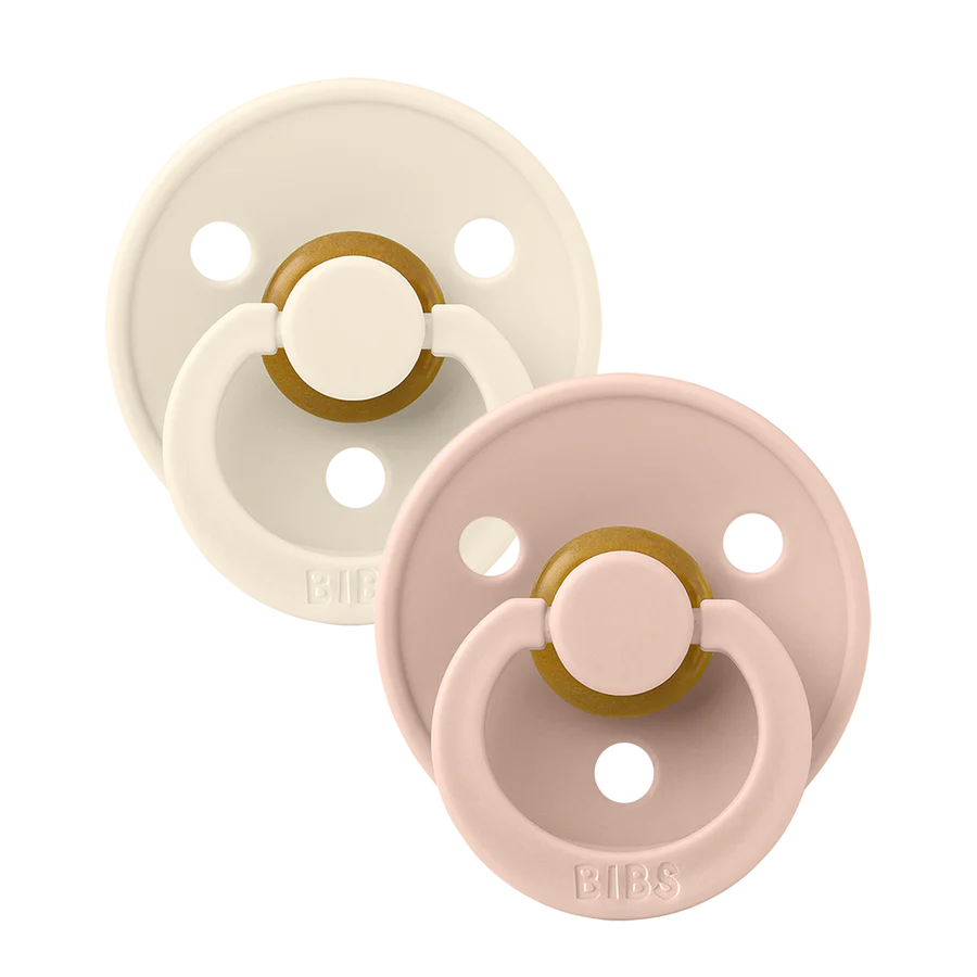 BIBS Round Pacifier 2-Pack / Size 2 (6-18 Months)