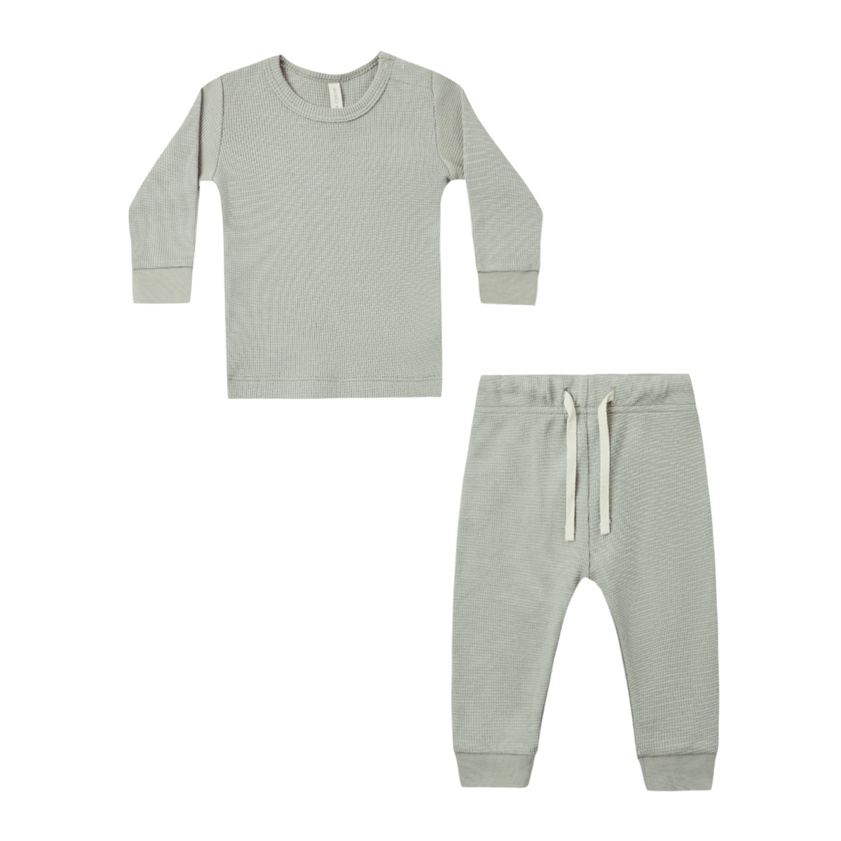 Quincy Mae Waffle Sleep Set / Laurel