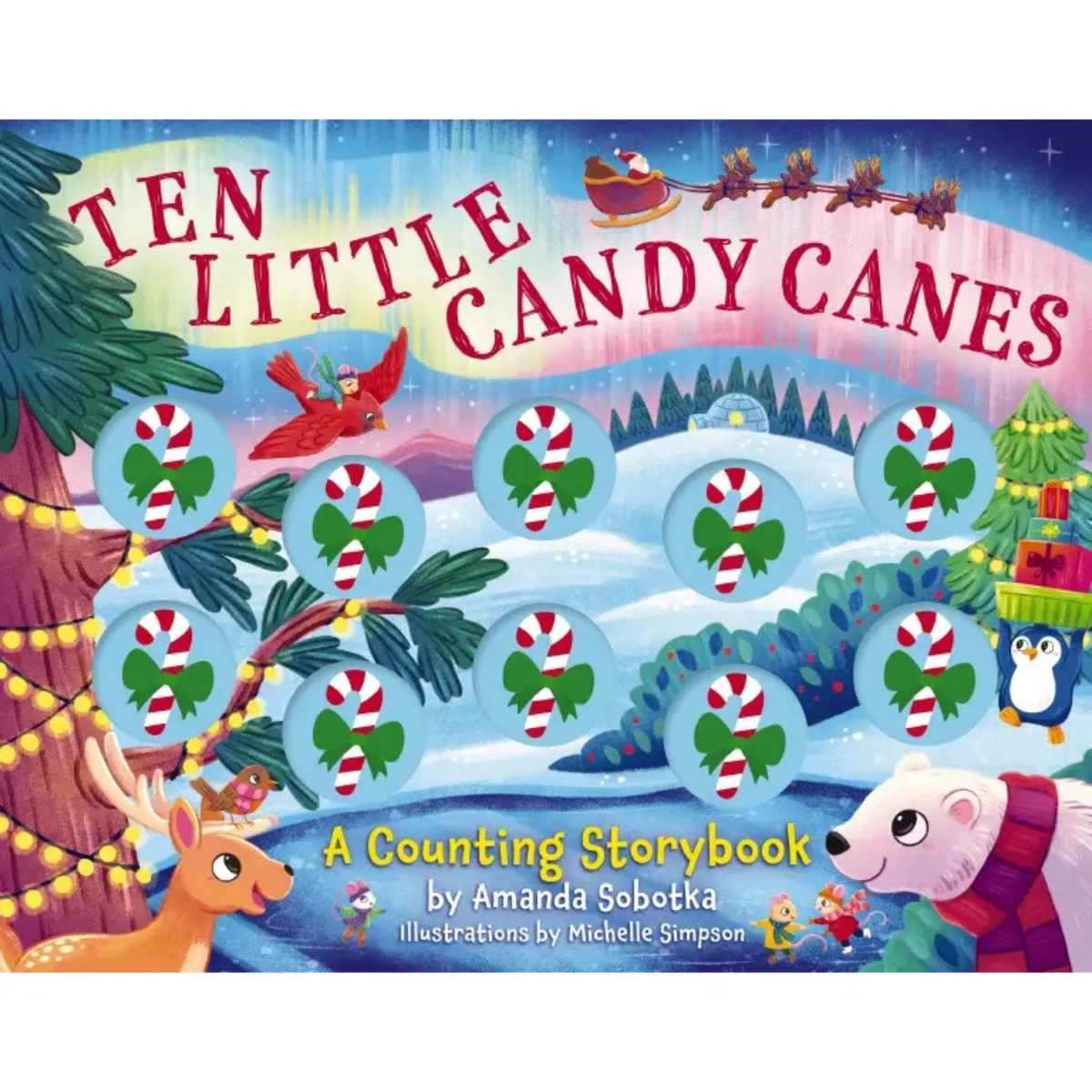 Ten Little Candy Canes Book