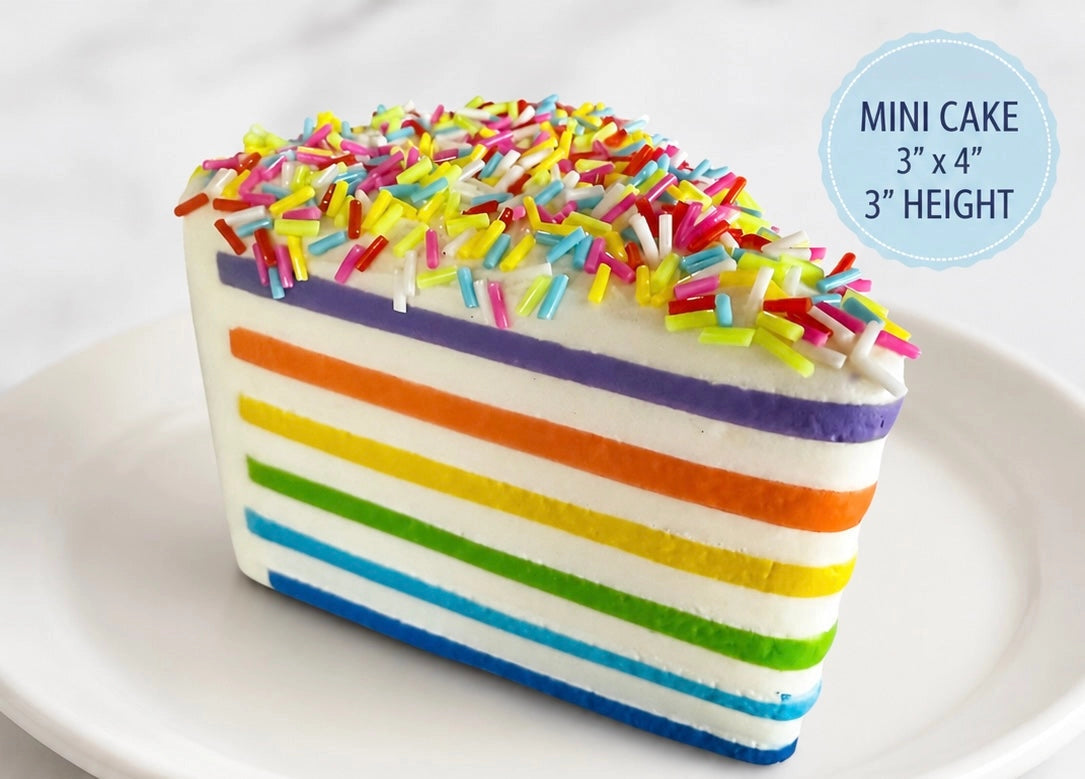 Mini Rainbow Cake Squishy