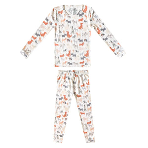 Copper Pearl Long Sleeve Pajamas / Rufus