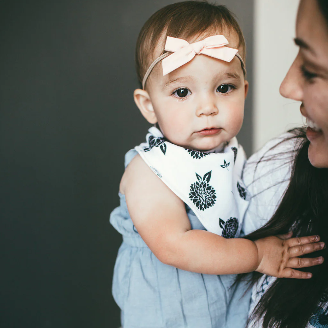 Copper Pearl Bandana Bibs / Willow