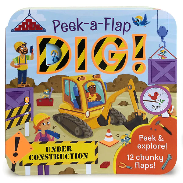 Dig! Peek-a-Flap Board Book