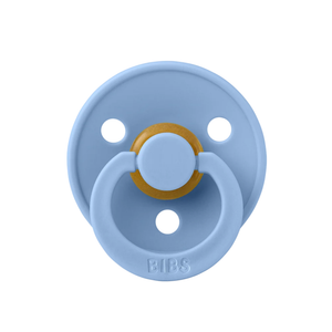 BIBS Round Single Pacifier / Size 1 (0-6 Months)