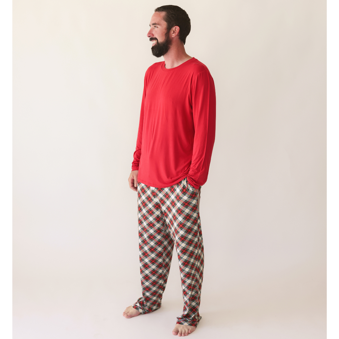 Posh Peanut Men's Long Sleeve Pajama Set / Marqui