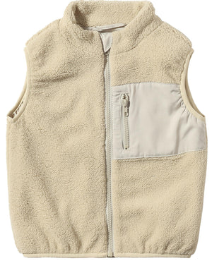 Me & Henry Gilt Sherpa Vest / Beige