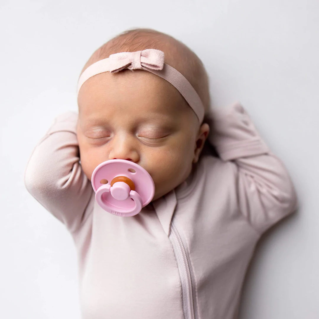 Kyte Baby Zippered Footie / Blush