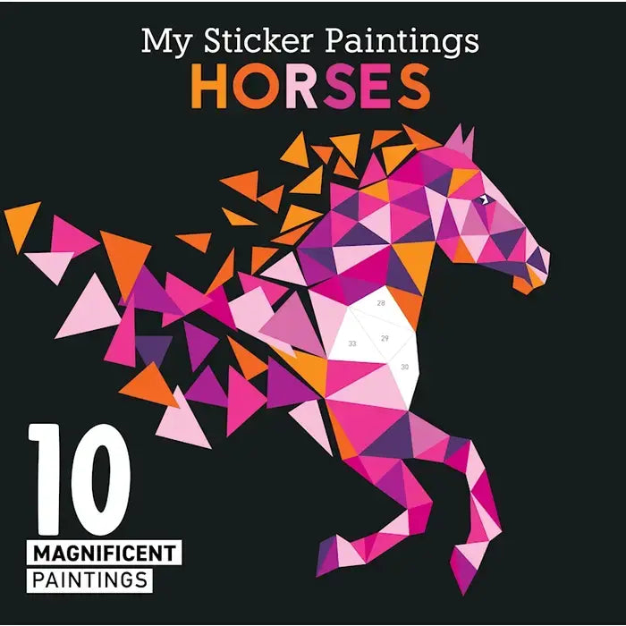 My Sticker Paintings Activity Book / Horses