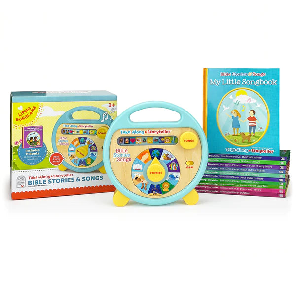 Take-Along Storyteller Book Set: Bible Stories & Songs