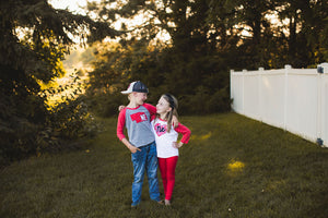 Flower Heart Raglan