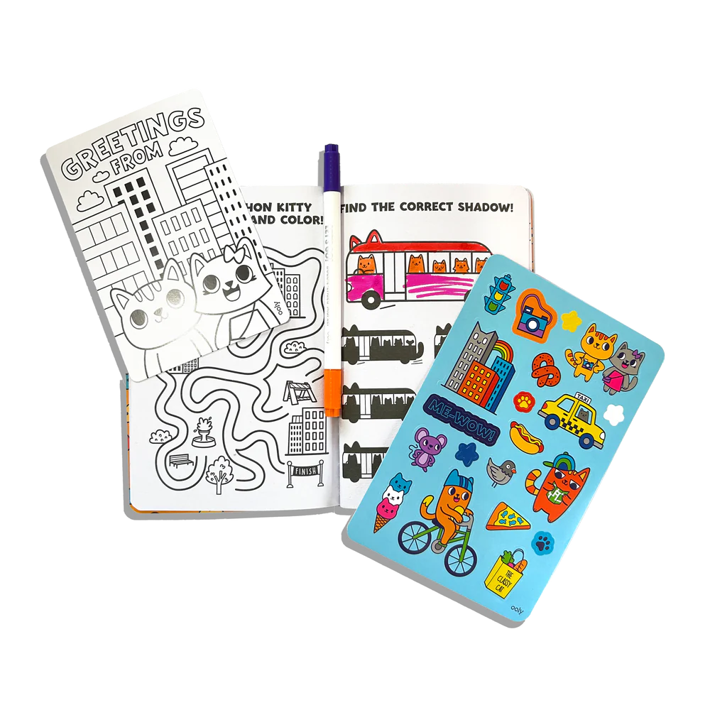 Ooly Let's Go! Activity & Coloring Kit