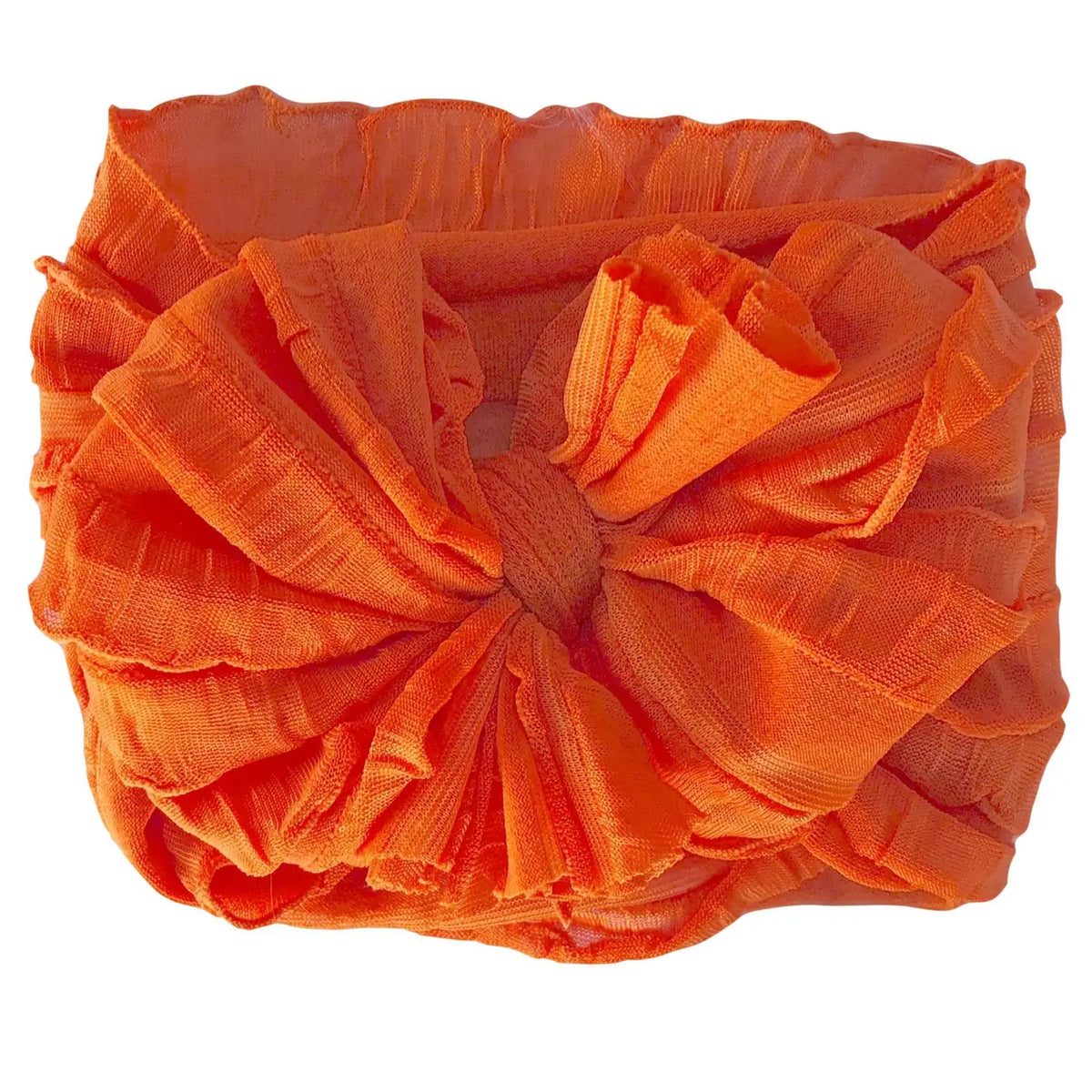 Ruffle Headband - Orange