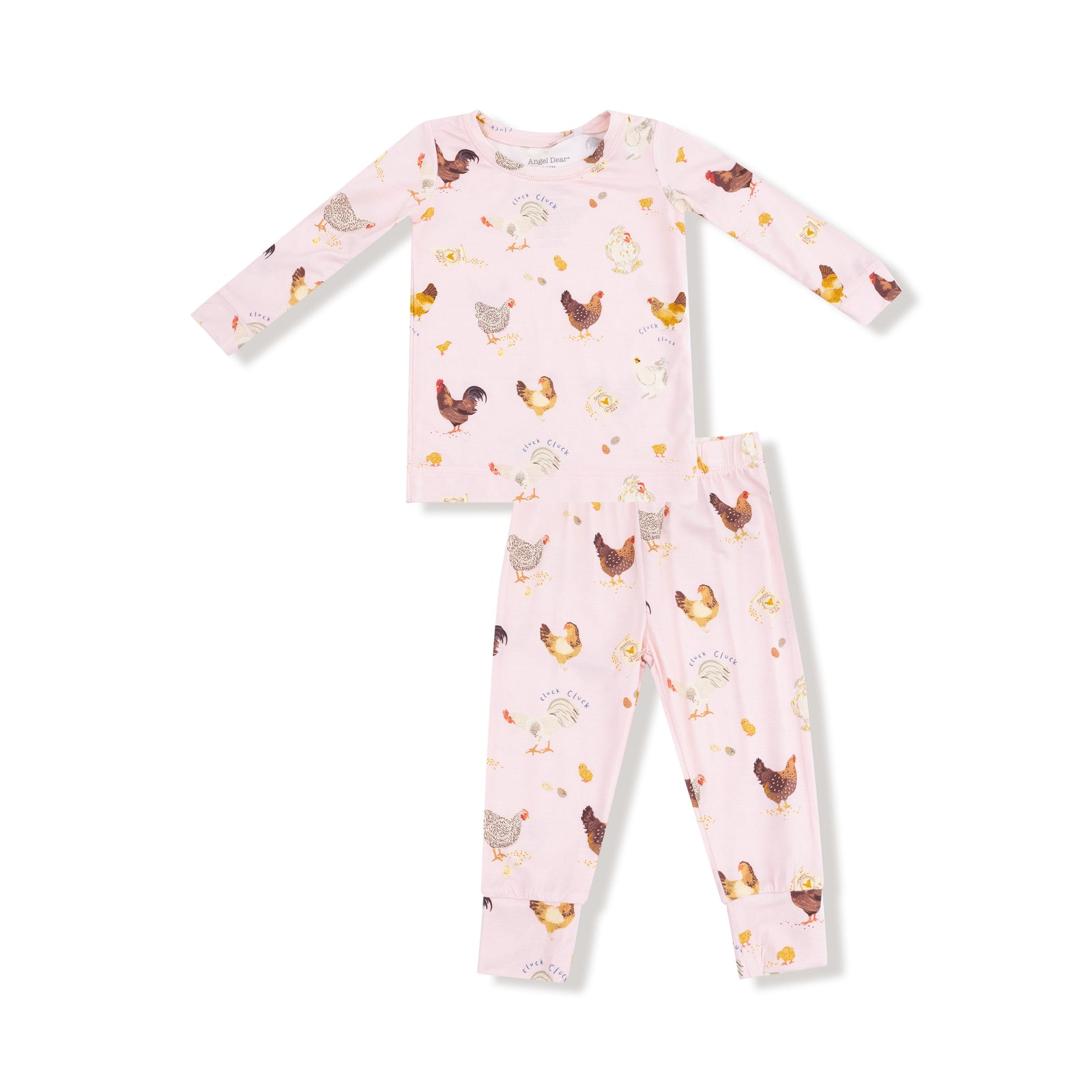 Pink Chickens Longsleeve Loungewear Set