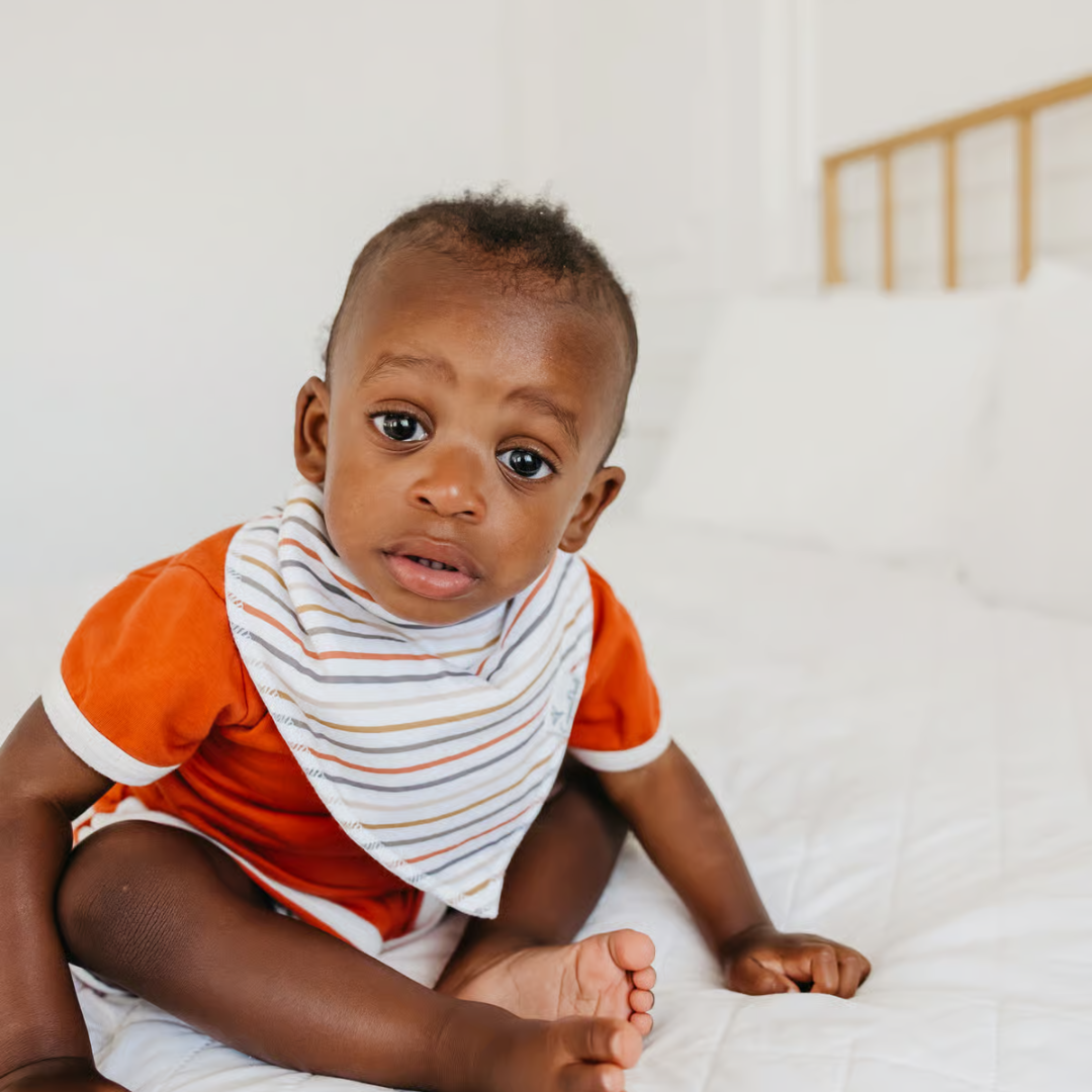 Copper Pearl Bandana Bibs / Swift
