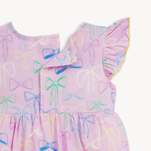 Magnetic Me Ruffle Sleeve Dress with Bloomers / Take a Bow