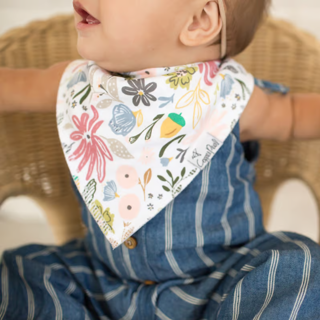 Copper Pearl Bandana Bibs / Olive
