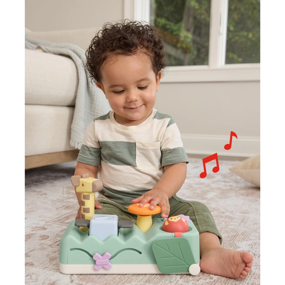 Skip Hop Geometric Wonders Musical Pounding Bench Baby Toy