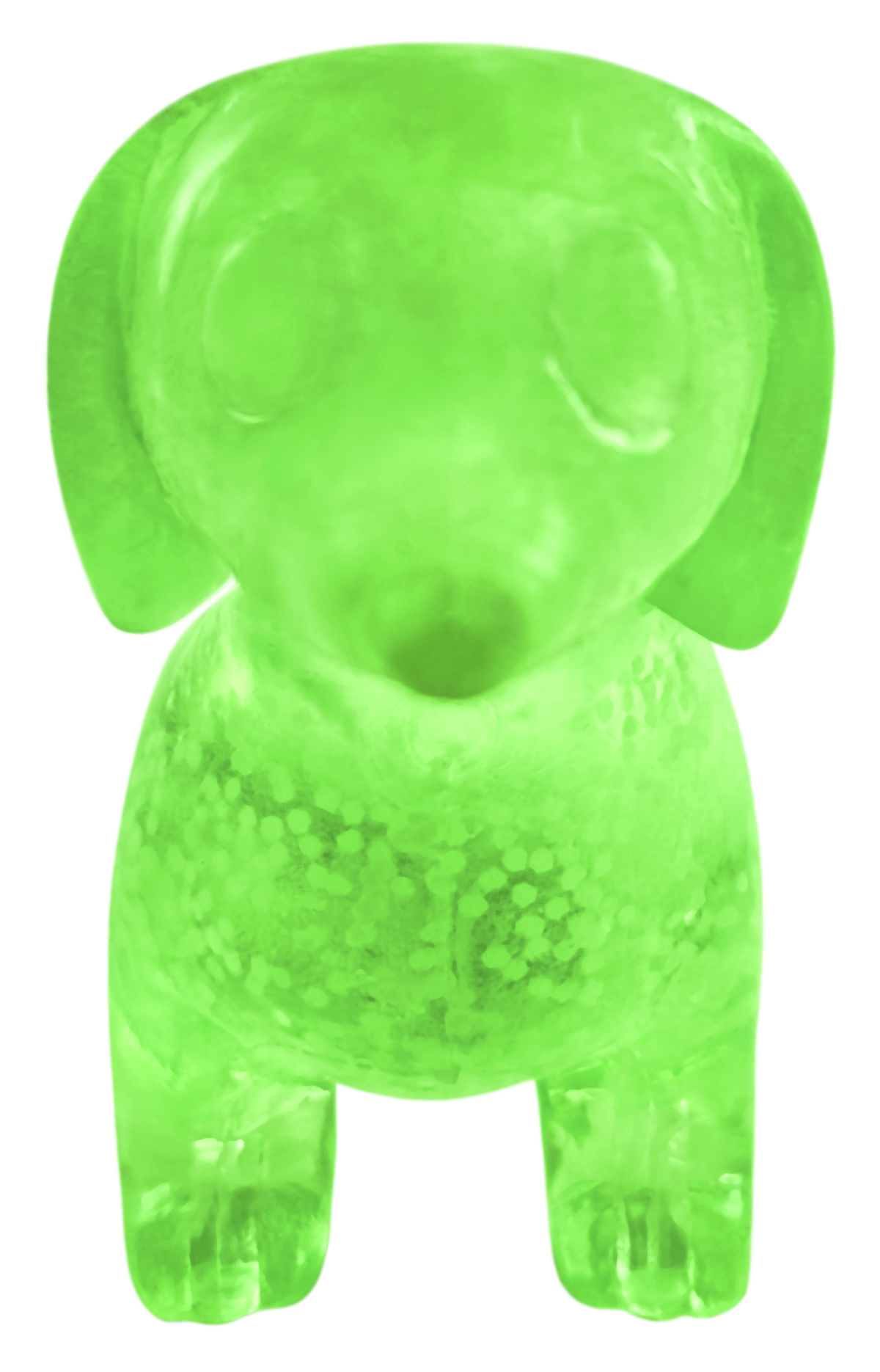 Gummy Glow Dog Squish Toy