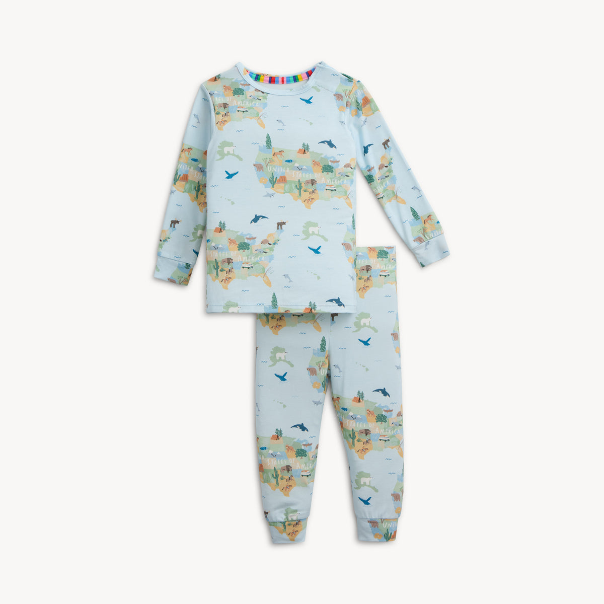 Magnetic Me Modal Magnetic Toddler Pajama Set / America the Beautiful