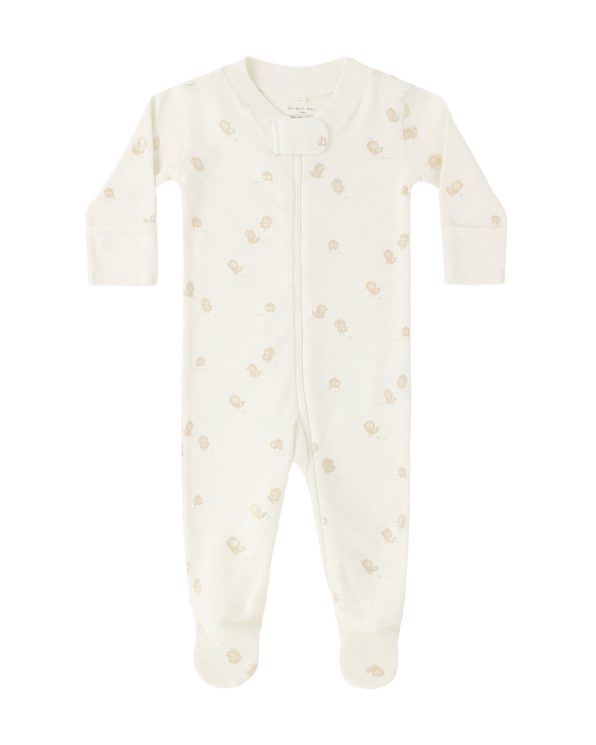 Quincy Mae Bamboo Zip Footie / Chicks