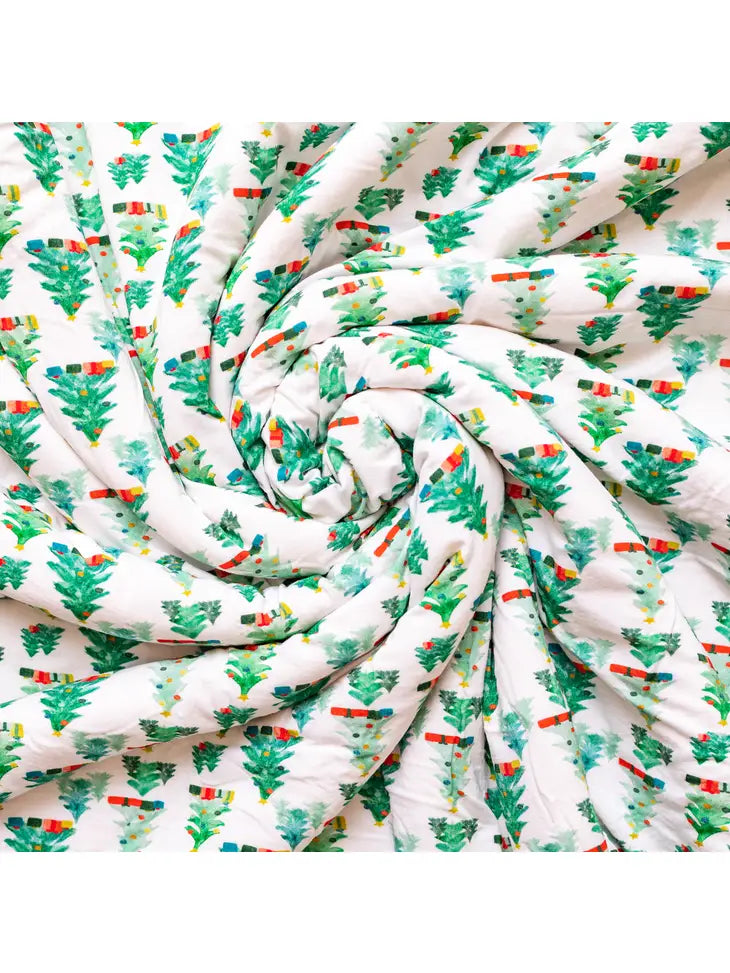 Chrismtas Forest Plush Blanket (60"x60")