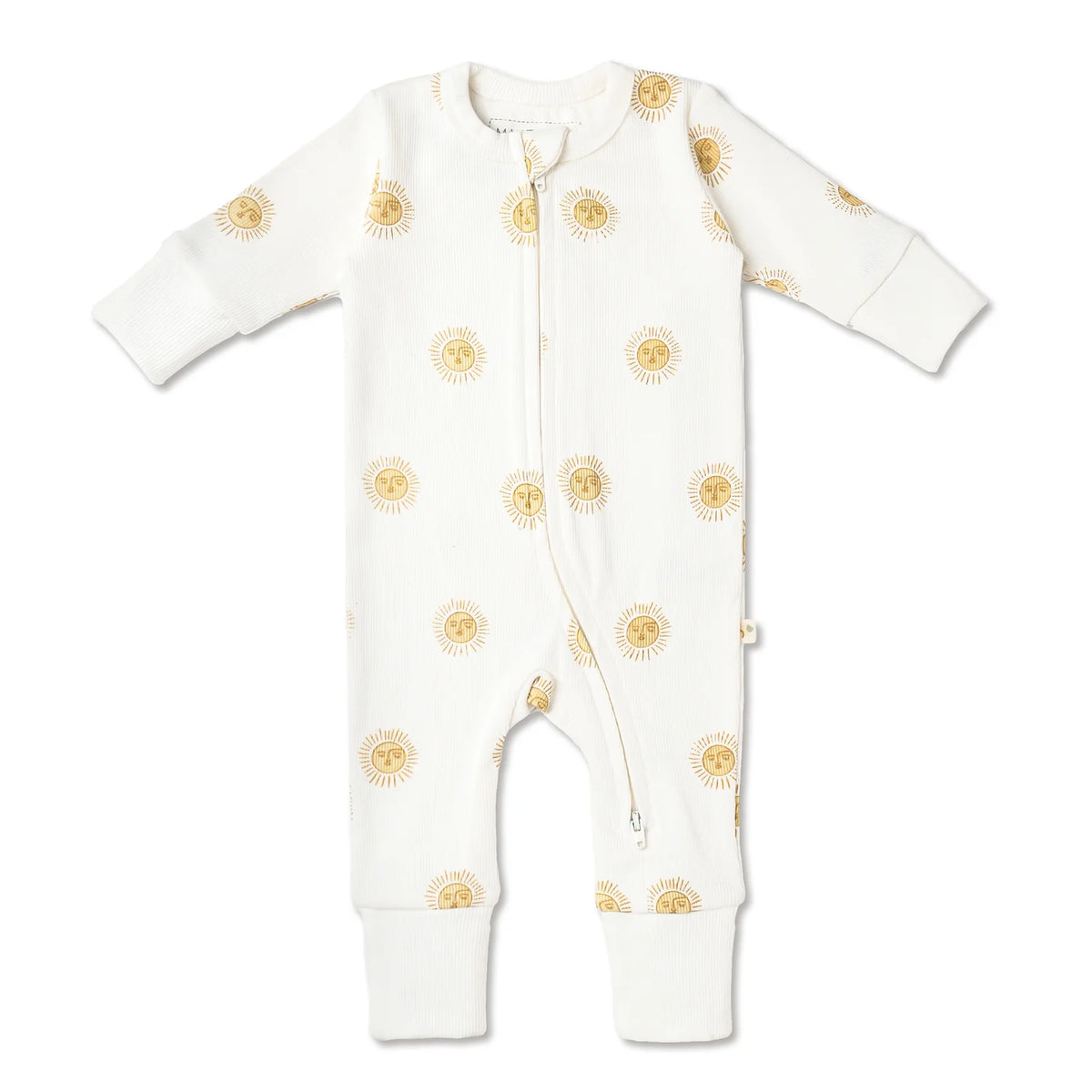 Organic Zip Romper / Summer Suns