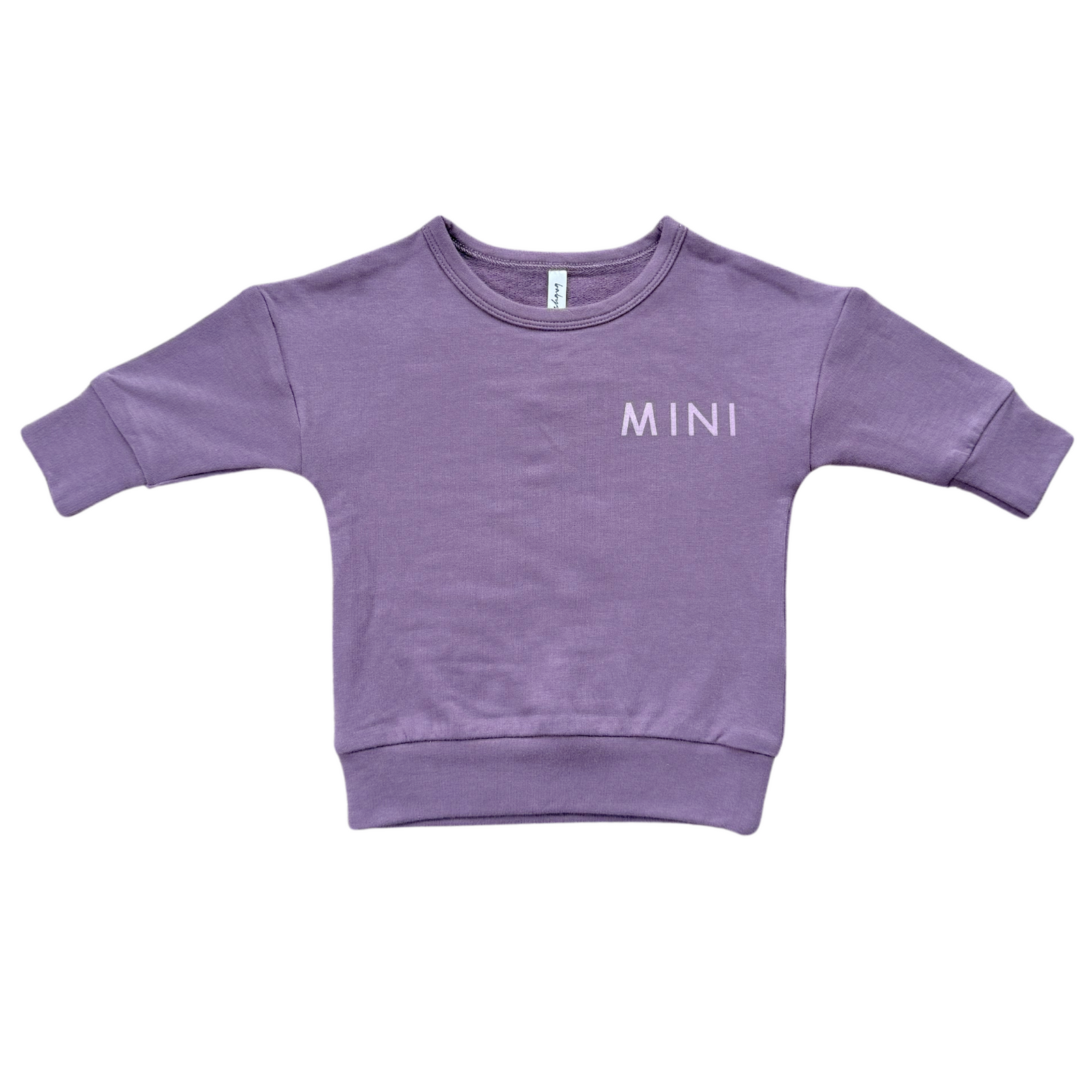 Babysprouts Mini Drop Shoulder Pullover / Plum