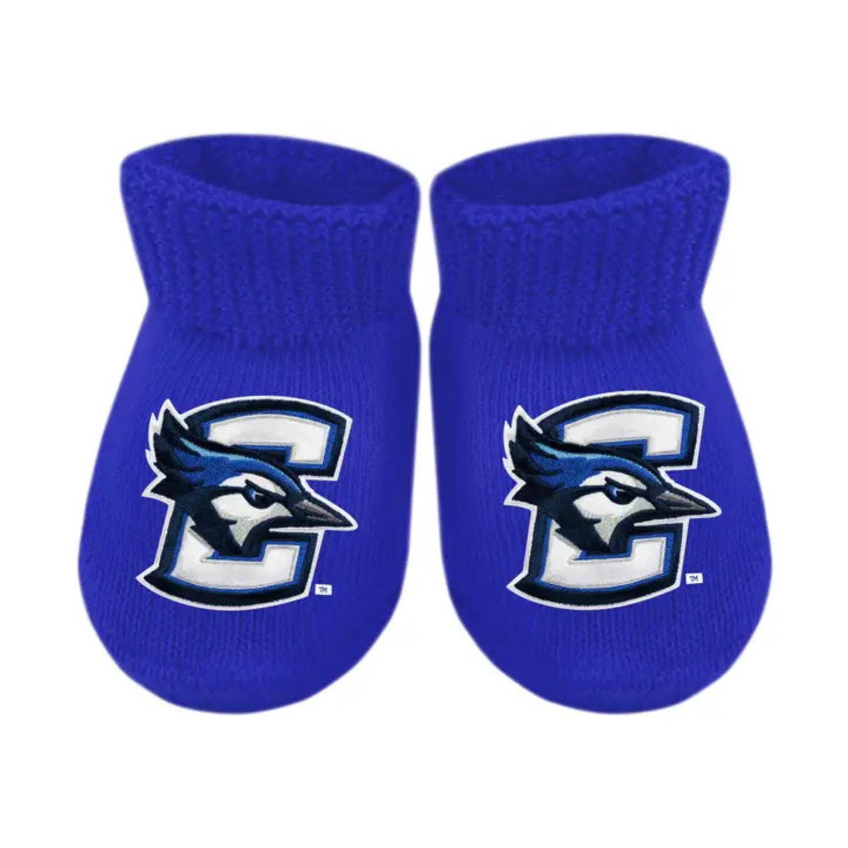 Creighton Bluejays Newborn Booties  - Royal