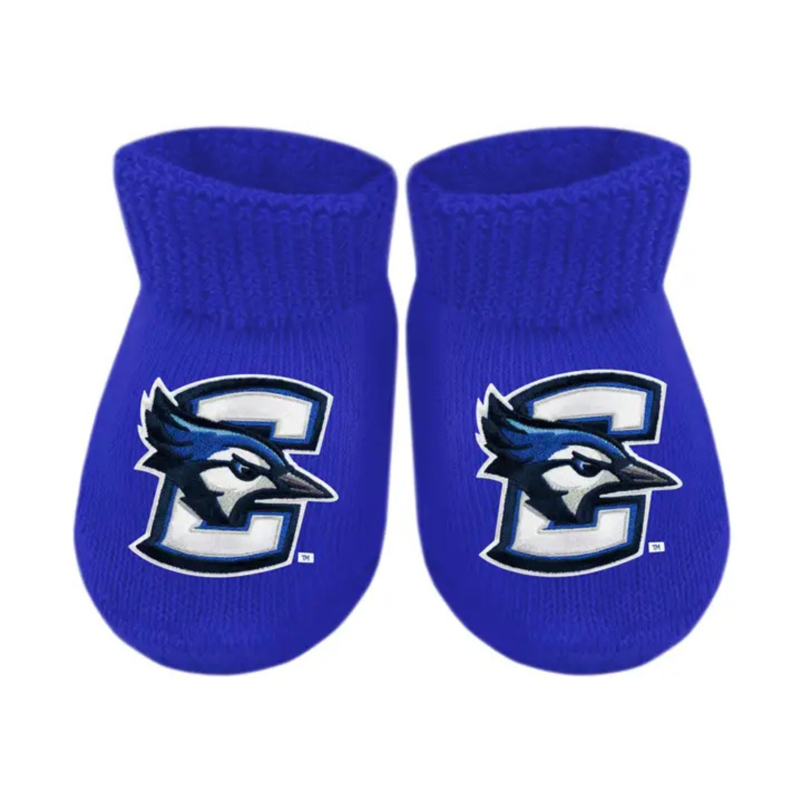 Creighton Bluejays Newborn Booties  - Royal