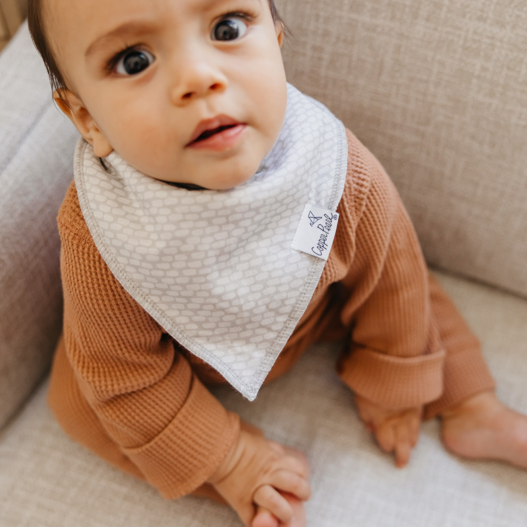 Copper Pearl Bandana Bibs / Viking