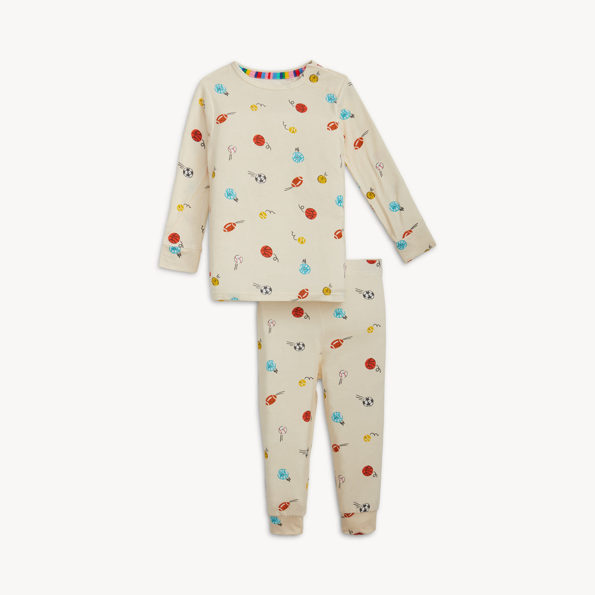 Magnetic Me Modal Magnetic Toddler Pajama Set / Little Baller