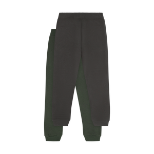 Minymo Sweatpants 2-Pack / Olive & Grey