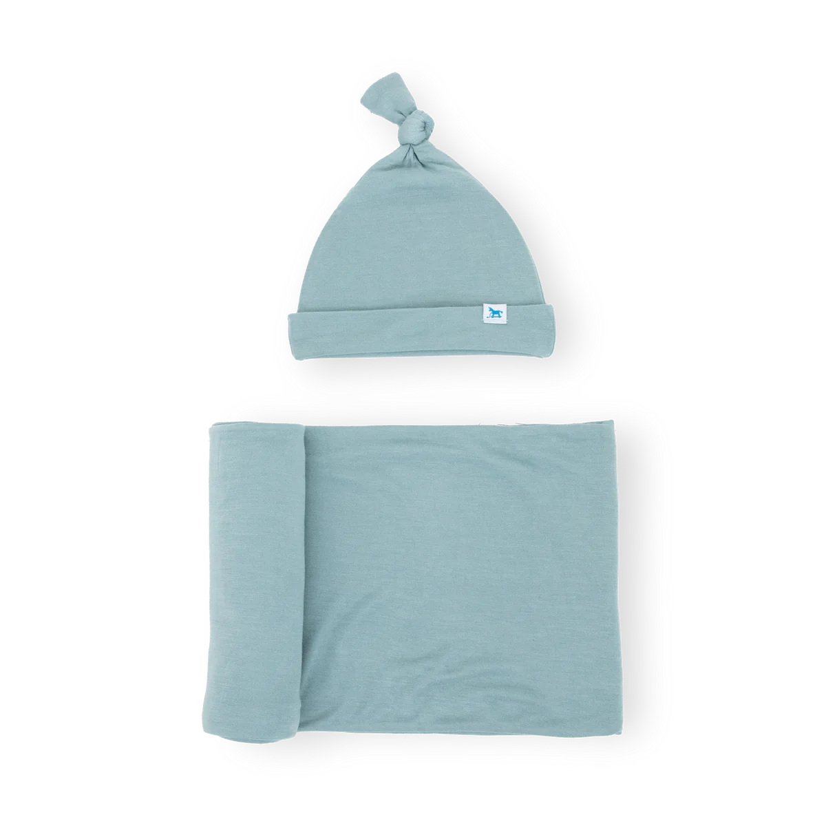 Little Unicorn Stretch Knit Hat & Swaddle Set