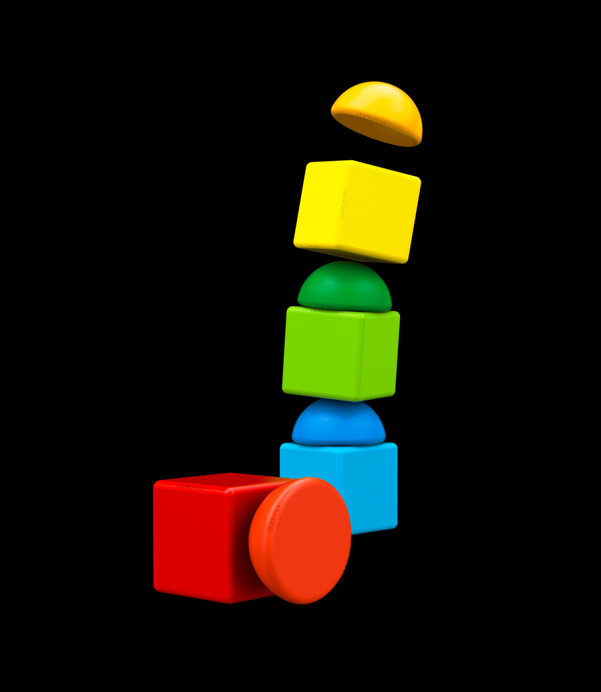 GeoMagWorld Magicube Stacking Set - 8 Piece